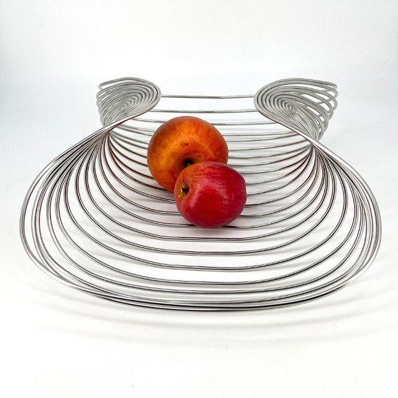 Image 1 of Centre de table / coupe à fruits Alessi « Marli » – design Steven Blaess, 2009