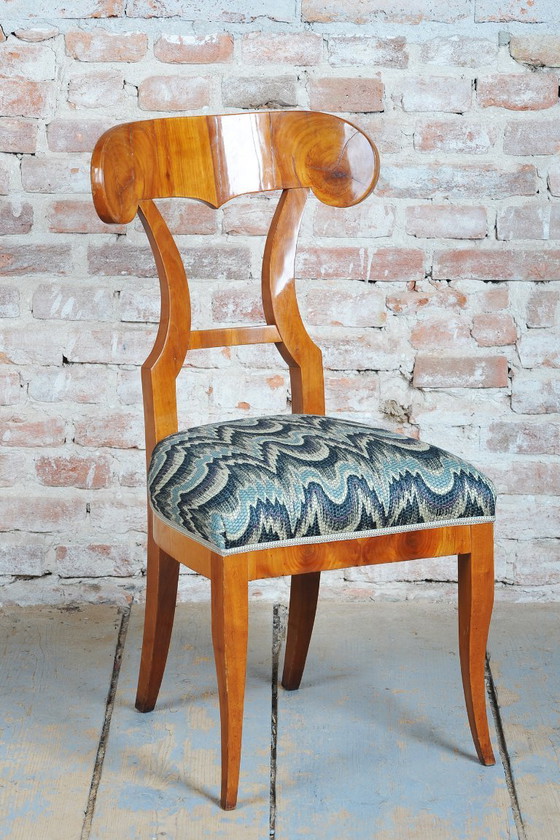 Juego de cuatro piezas restauradas de madera de cerezo estilo Biedermeier, de estilo polaco, Austria, década (photo 6 of 13)