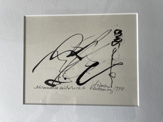 Image 1 of Simon Vinkenoog sus bocetos al óleo Shrewd subterfuge y En Exil