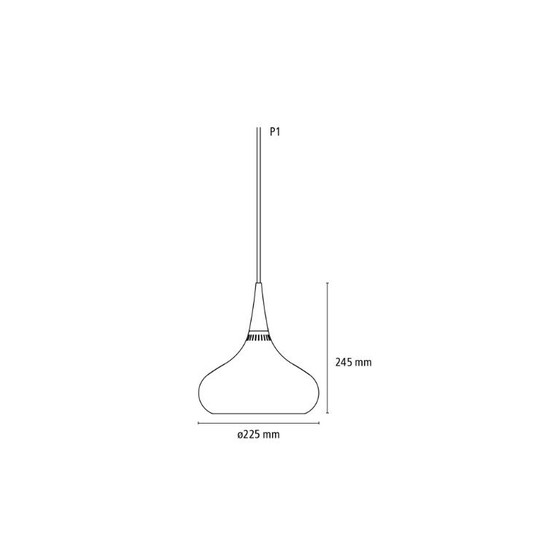 Lampada a sospensione/Plafoniera Fritz Hansen Orient P1 di Jo Hammerborg – Plafoniere, Altro (photo 9 of 9)