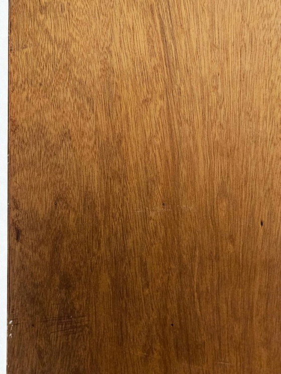 Image 1 of Vintage Mid-Century Modern Wooden Bookcase with Cabinet