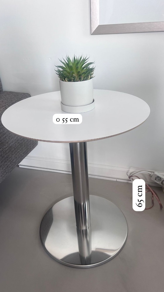 Image 1 of Tavolino da caffè Sumisara di design, 75 cm, in acciaio inox.