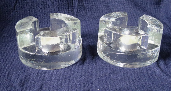 Image 1 of 2x Wiesenthalhütte Glas Stövchen Kannenwärmer Teewärmer Kaffeewärmer