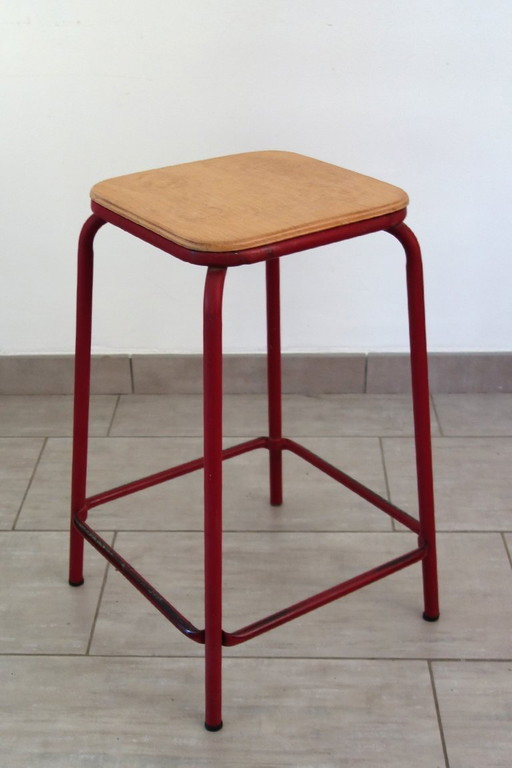 Vintage school/industrial stool
