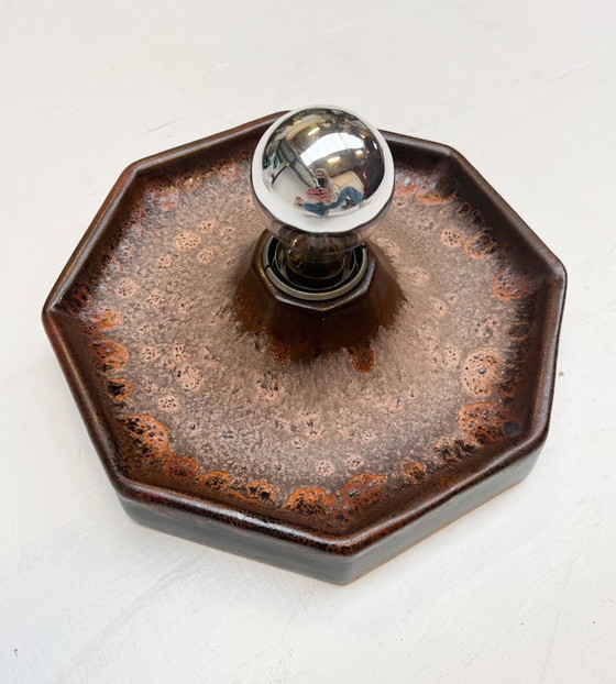 Image 1 of Ceramic Wall Lamp by Hustadt Leuchten, 1970's
