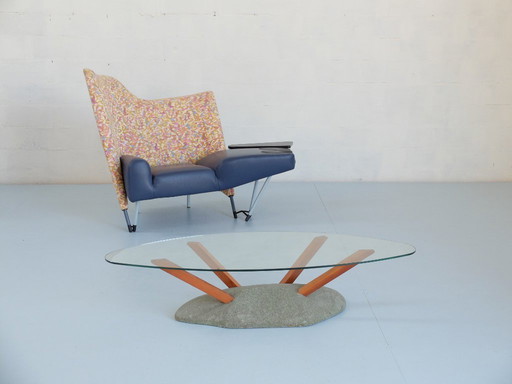 Ensemble canapé et table basse, Torso et Artifici, Paolo Deganello pour Cassina 1985, set de 2.