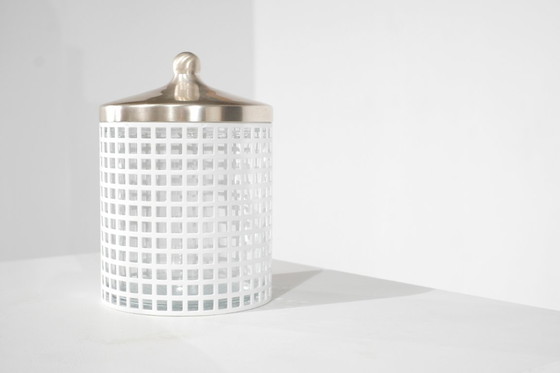 Image 1 of Sucrier De Josef Hoffmann Pour Bieffeplast, Italie, Années 1980s