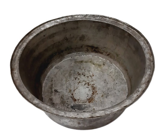 Image 1 of Pot en cuivre antique de la fin du XIXe siècle, étamé