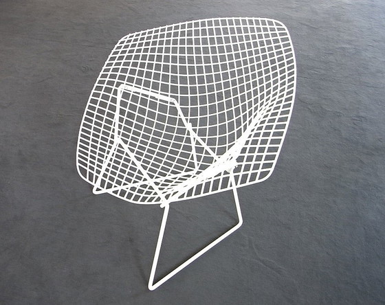 Image 1 of 2 sedie Diamond, Harry Bertoia, 1952 Knoll International, set di 2 pezzi degli anni '80