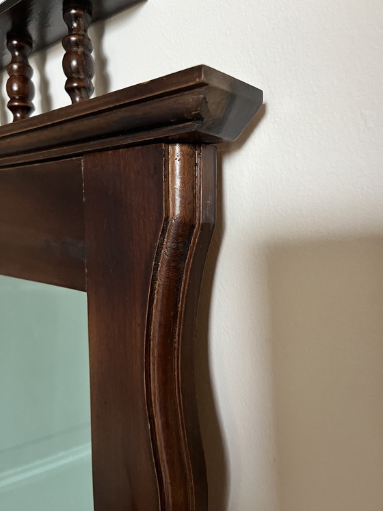 Image 1 of Specchio da parete classico vintage con cornice in legno