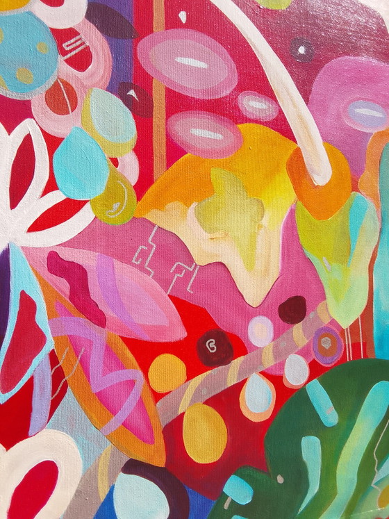 Acrylic painting #Bloom 70x140cm – joart, Paintings & Drawings, Canvas (photo 4 of 15)