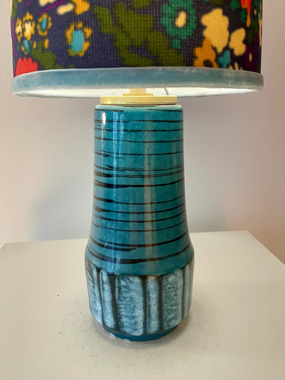 Image 1 of Lampada da tavolo senza fili realizzata in ceramica della Germania Ovest degli anni '60.