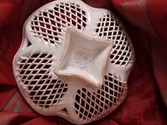 Image 1 of KSF Kirov Plant Kirow Faience Kommand met Uitsparing Jaren 60