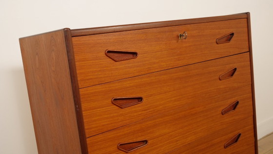 Cassettiera danese vintage | Teak | 6 cassetti | 109 cm – Cassettiere, Wood (photo 6 of 9)