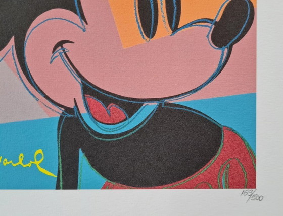 Image 1 of D'après Andy Warhol, Topolino, années 1980, lithographie