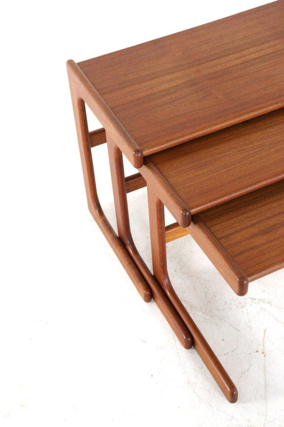 Image 1 of Salin Nyborg nesting tables bijzettafels vintage