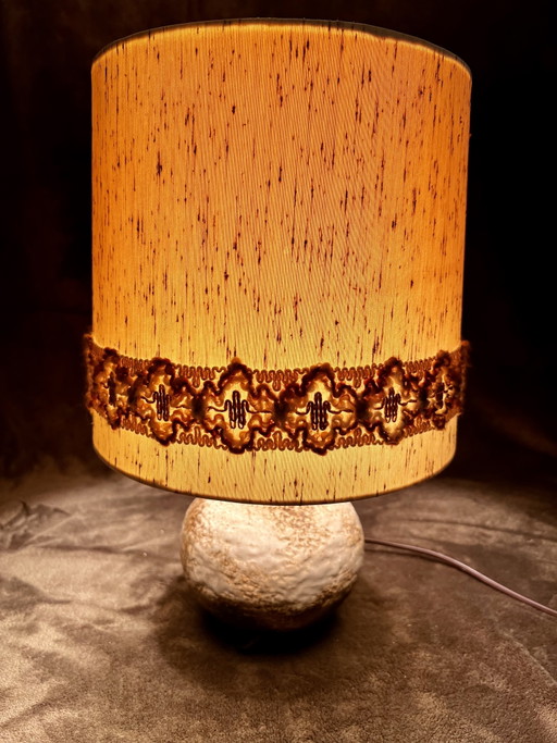 Vintage Hustadt Tischlampe aus den 70er Jahren, Westdeutschland – Hustadt Leuchten, tafellampen, Ceramic