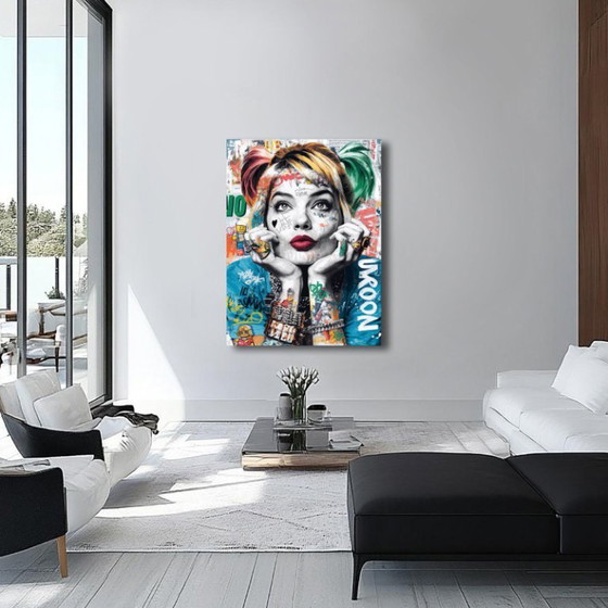 Image 1 of IPR GRAPH - Harley Quinn - Toile d'artiste