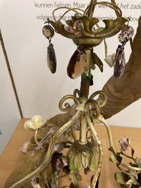 Image 1 of Lámpara de araña francesa estilo Toleware