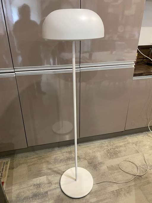 Lampadaire Champignon Ikea Nymane TYP G1706 Métal Blanc Vintage 1990