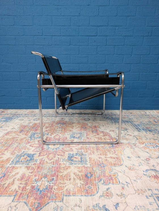 Image 1 of Poltrona Wassily vintage, stile Marcel Breuer