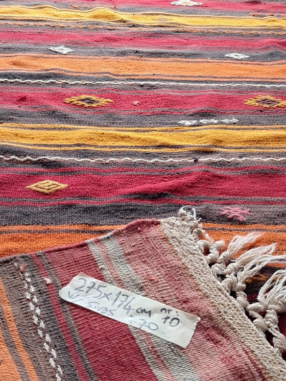 Image 1 of Kilim turco tessuto a mano 275x174 cm