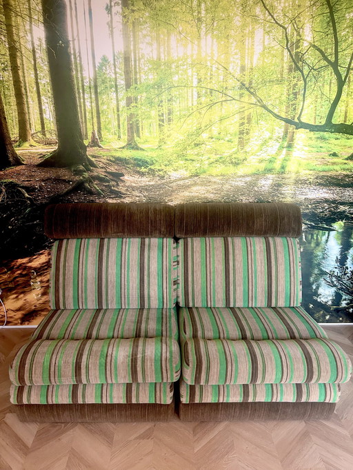 Vintage Modular Sleeper Sofa from the 1970s