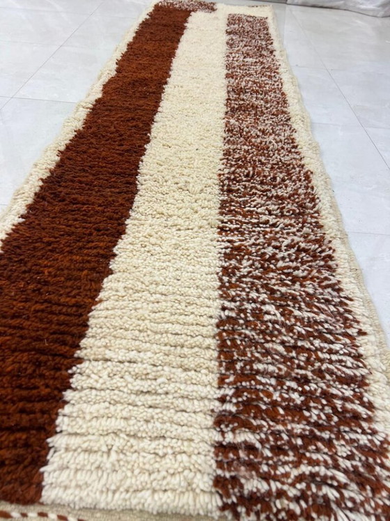 Tappeto passatoia marocchino fatto a mano, 300 cm x 80 cm – Tappeti, Cotton (photo 6 of 10)