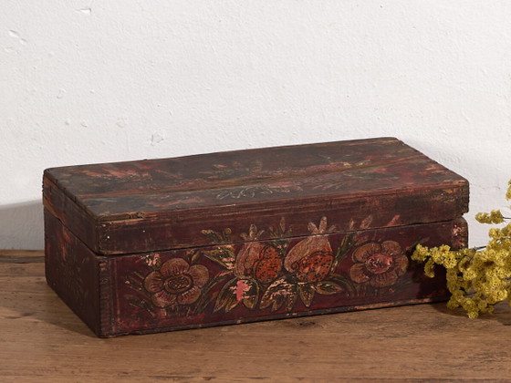 Scatola cinese antica con decorazione di melograni e fiori (c.1900) #7 – Oggetti decorativi (photo 2 of 40)
