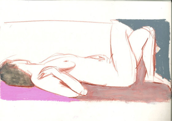 Image 1 of Model drawings (expressive/abstract)