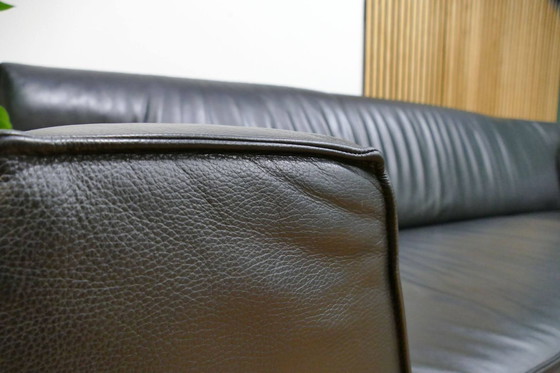 Image 1 of Design On Stock Bloq 3 Seater Black Leather