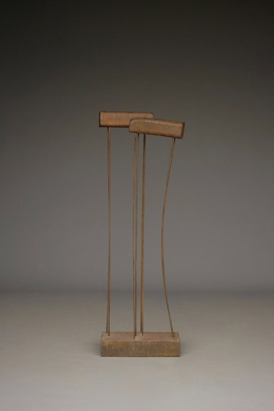 Image 1 of Abstract Kinetic Sculpture after Harry Bertoia, 1960s