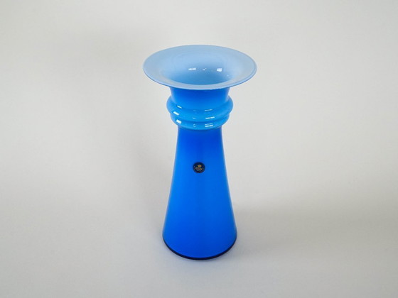 Image 1 of Glass vase, Danish design, 1980s, designer: Michael Bang, manufacturer: Royal Copenhagen