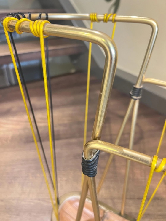 Portaombrelli originale tedesco Mid-Century Modern, Ottone e Ferro, anni '50 – Iron, Brass, Mid Century Modern (photo 3 of 8)