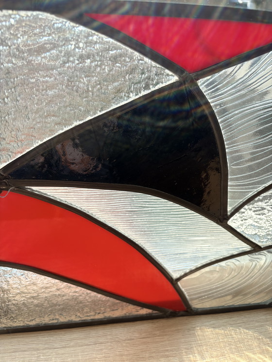 Image 1 of Bellissima vetrata artistica 30x100