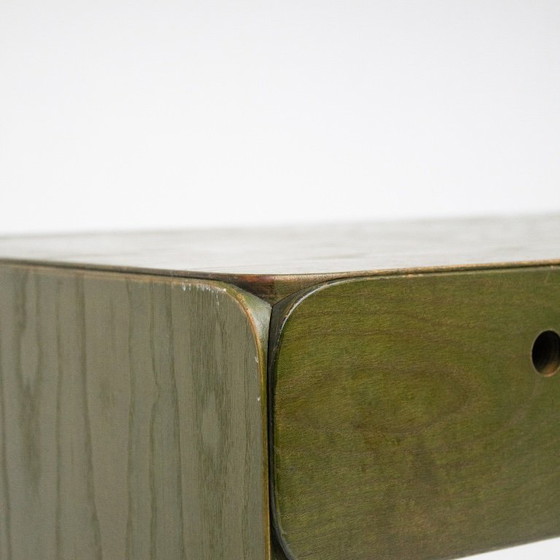 Image 1 of Grüner Vintage-Schreibtisch von Derk Jan de Vries