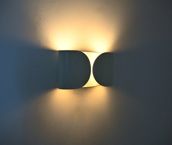 Image 1 of Applique Foglio Blanche par Tobia & Afra Scarpa pour Flos, 1960s
