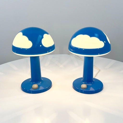 Blue Skojig Cloud Table Lamp by Henrik Preutz for Ikea, 1990s