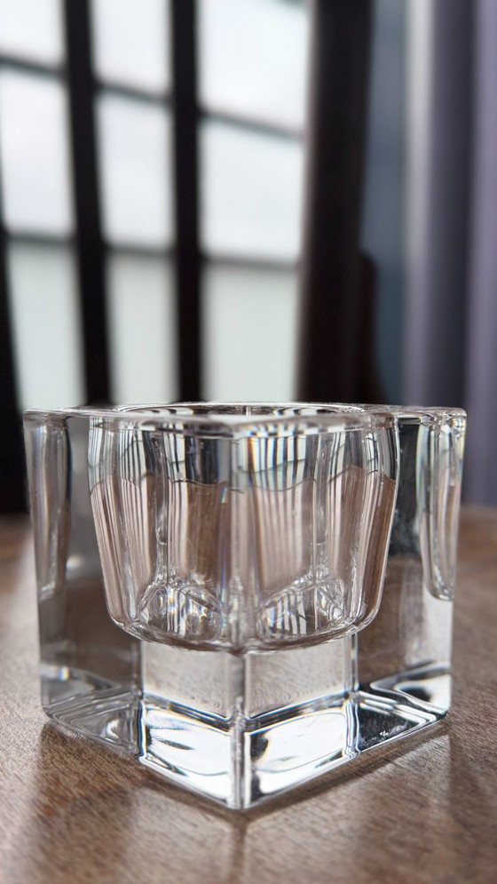 Tealight holder set Ice cube by Kosta Boda – Candle holders, Crystal, Glass (photo 3 of 7)