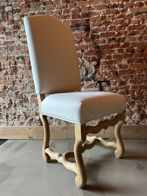 Set 6 x Magnifieke Os de Mouton Stoelen in Nieuwstaat!