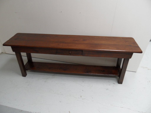 antiek eiken sidetable