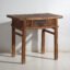 Tavolo antico in legno massello – Tavolino cinese con cassetto – circa 1900 – Console, Rustic (photo 7 of 40)