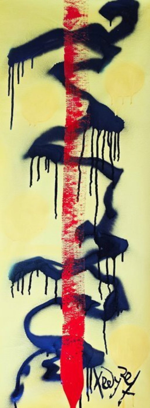 Tadas ZAICIKAS "TEDYZET" - Scarlet Division - Artist's Canvas