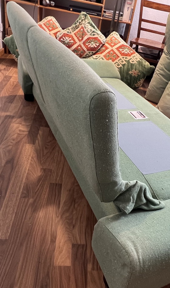 Original Giorgio Soressi Designer-Sofa (1990er) – Postmodern / Kelim-Muster – Herma, 2 Sitzer Sofas, Textile (photo 4 of 12)