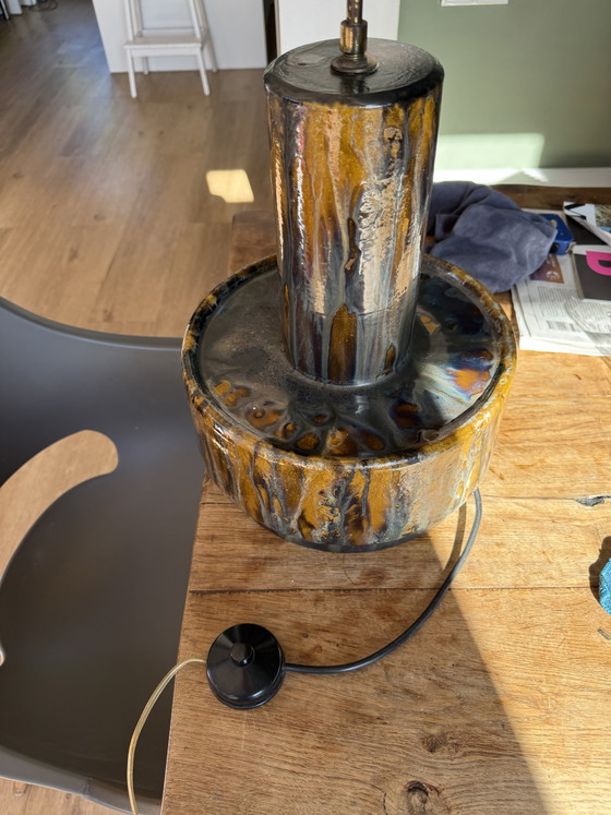 XL Vintage Fat Lava Table Lamp – 60s/70s – Ceramic – Brutalist (photo 5 of 16)