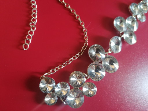 Fermaglio per capelli + catena – decoratie, Glass, Metal (photo 2 of 5)