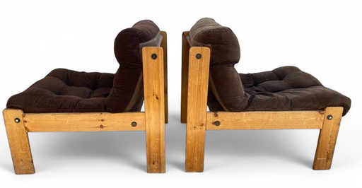 Paar vintage "Neapel" fauteuils, ca 1960