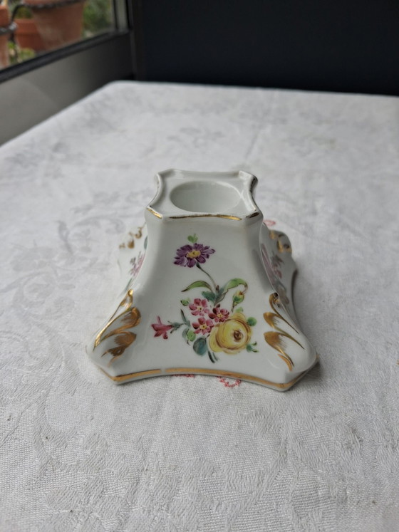 Portacandele in Porcellana Meissen – Oro (photo 5 of 11)