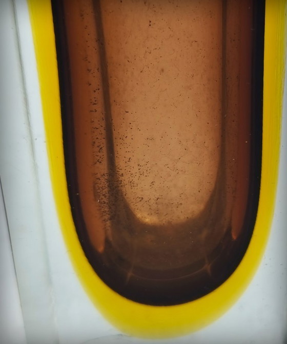Image 1 of XXL Sommerso Vase By Flavio Poli, Murano, Italy, 1950s