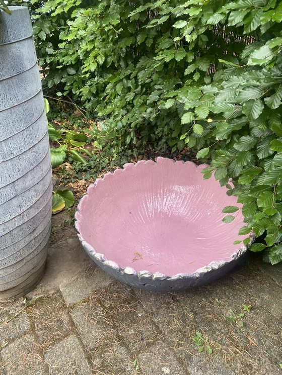 Image 1 of Large XXL bowl of ECRI hardy fired clay